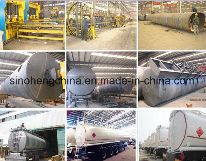 56000 Liters 3 Axles LPG Tank Semi Trailer for Selling