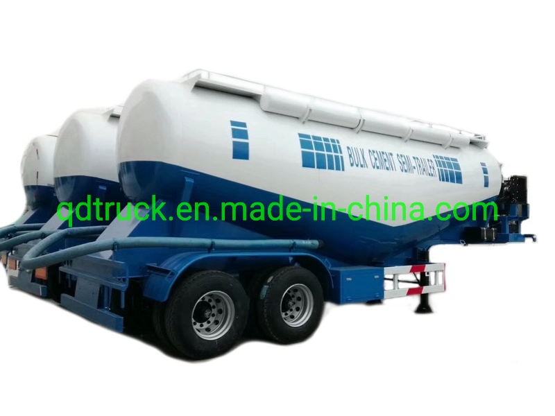 Discount Sales 2/ 3 axles powder transport trailer used for hauling PE ABS PP particle granule grain Bulk cement tank trailer