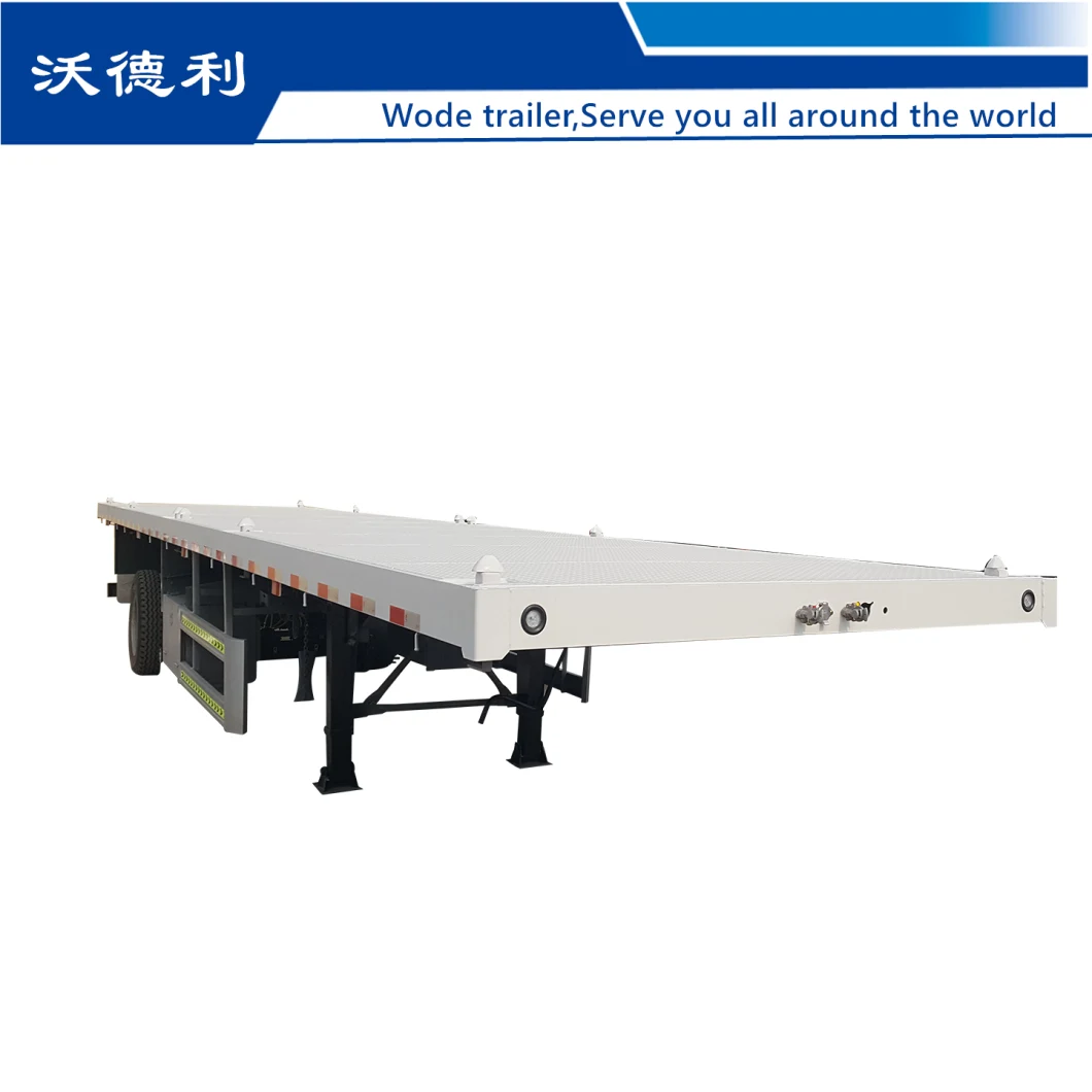 4 Axle Flatbed Drawbar Pulling Dolly Full Semi Truck Trailer